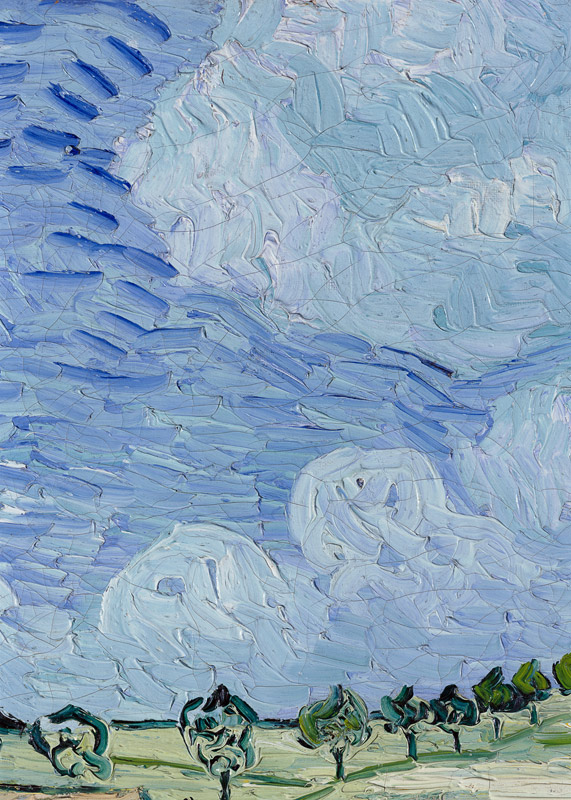 Die Ebene bei Auvers van Vincent van Gogh