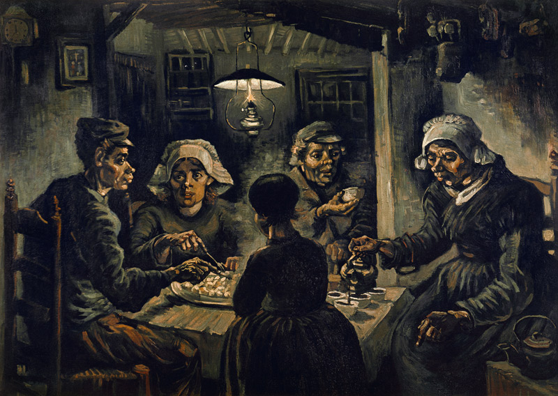 De aardappeleters van Vincent van Gogh