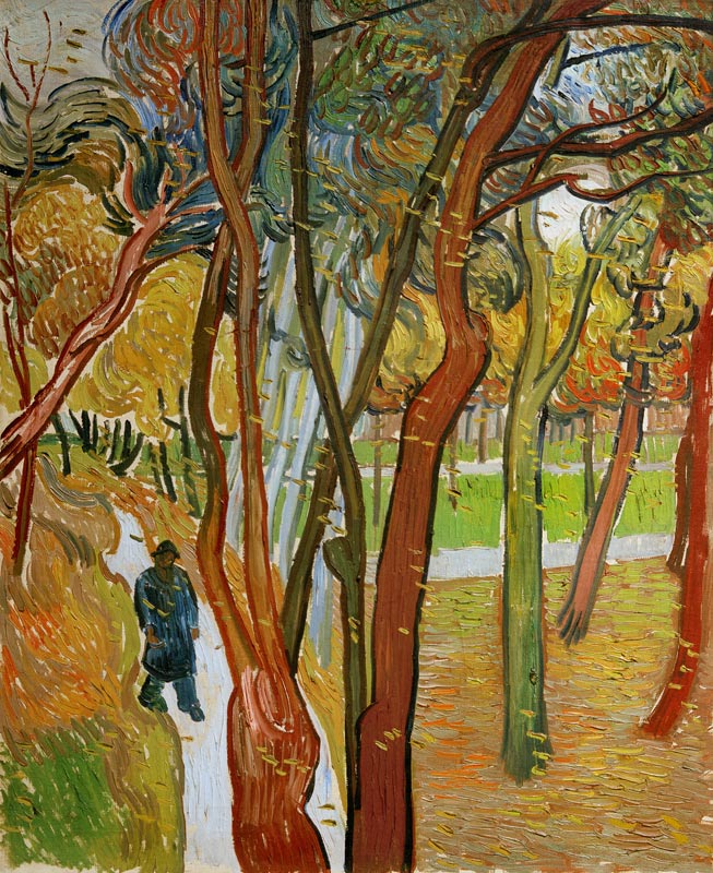 van Gogh / Fall of the Leaves / 1889 van Vincent van Gogh