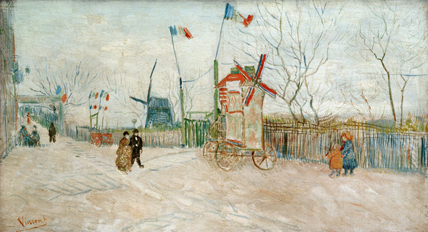 Fest am Montmartre van Vincent van Gogh