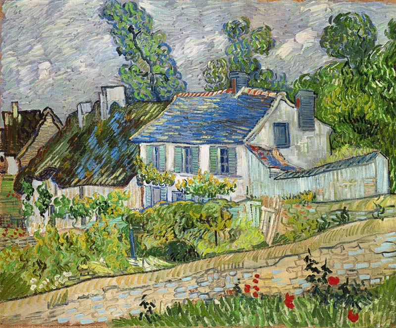 Häuser in Auvers ll van Vincent van Gogh