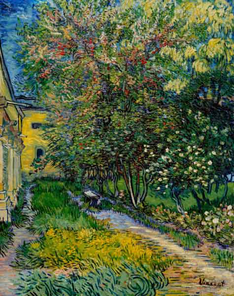 Van Gogh / St.-Rémy Hospital Garden van Vincent van Gogh