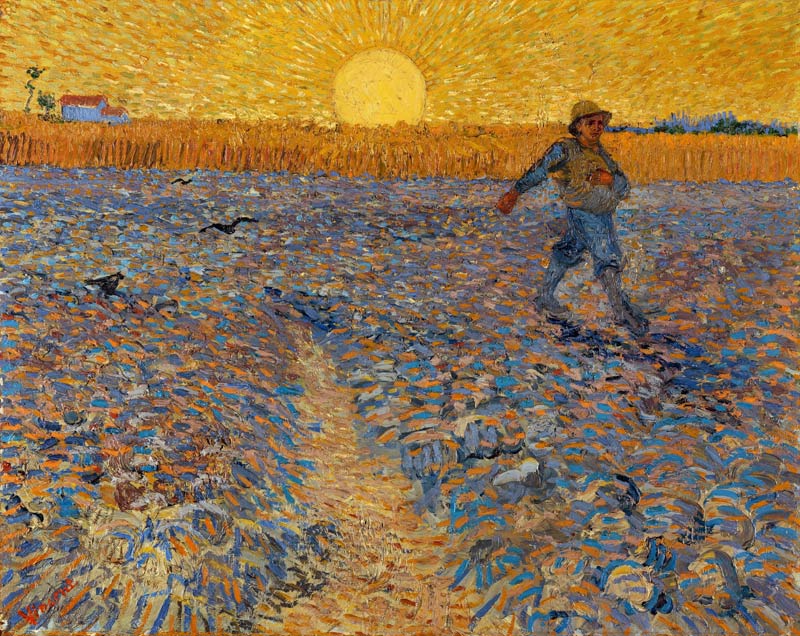 De zaaier Vincent van Gogh van Vincent van Gogh