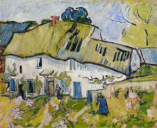 De boerderij in de zomer  van Vincent van Gogh