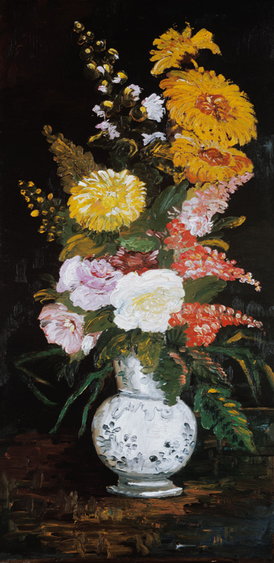 Vase of flowers van Vincent van Gogh