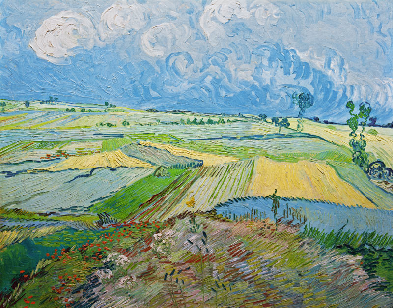Van Gogh / Wheatfields in Auvers / 1890 van Vincent van Gogh