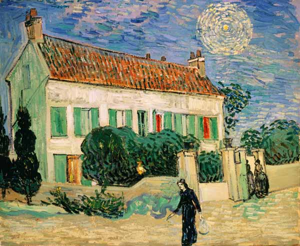 White House at Night van Vincent van Gogh