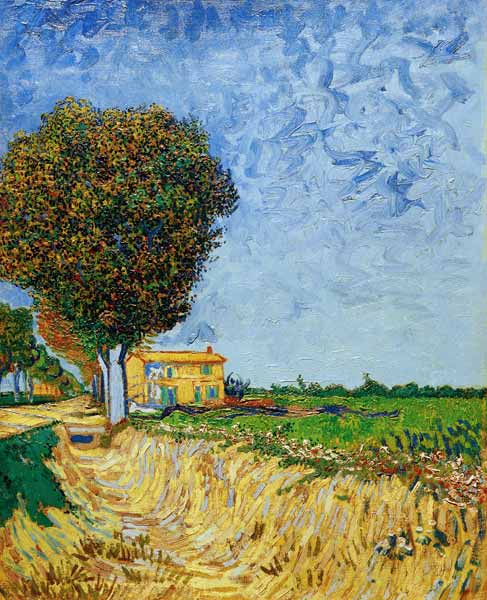 V.v.Gogh, Avenue near Arles van Vincent van Gogh