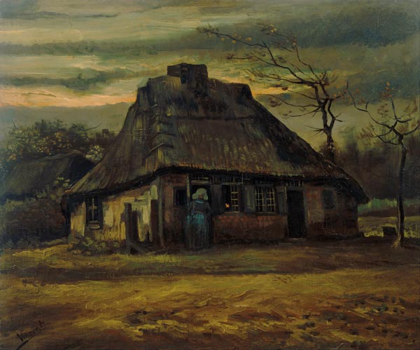 The cottage van Vincent van Gogh