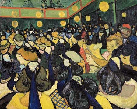 The Dance Hall at Arles van Vincent van Gogh