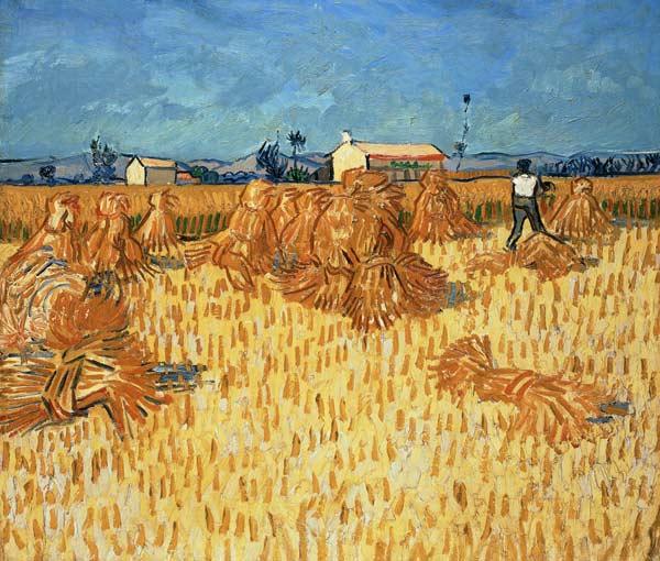 Ernte in der Provence van Vincent van Gogh