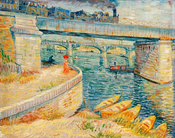 V.v.Gogh, Die Brücken von Asnières van Vincent van Gogh
