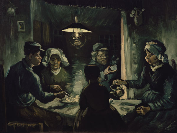 The potato eaters van Vincent van Gogh