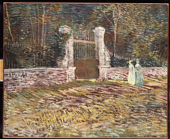 Entrance to the Voyer-d''Argenson Park at Asnieres van Vincent van Gogh