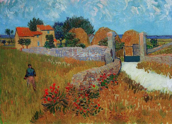V.van Gogh / Farmhouse in Provence van Vincent van Gogh