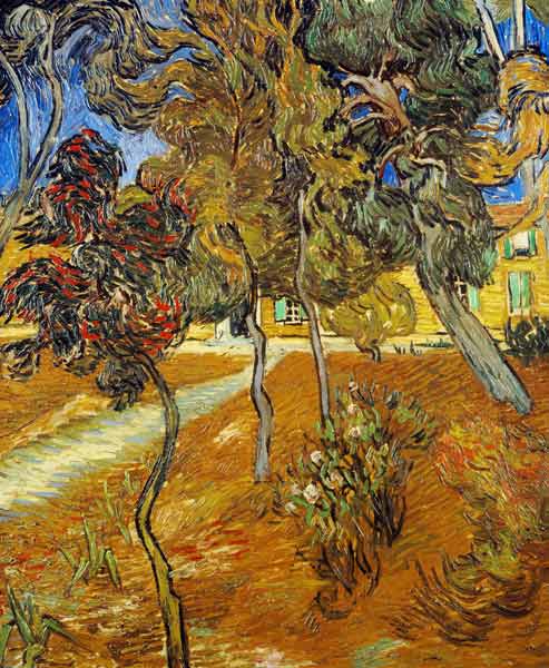 Garden of St. Paul's Hospital van Vincent van Gogh