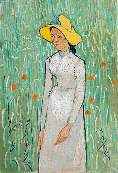 Meisje in wit van Vincent van Gogh