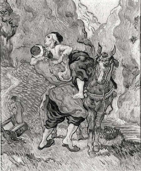 The Good Samaritan, after Delacroix van Vincent van Gogh