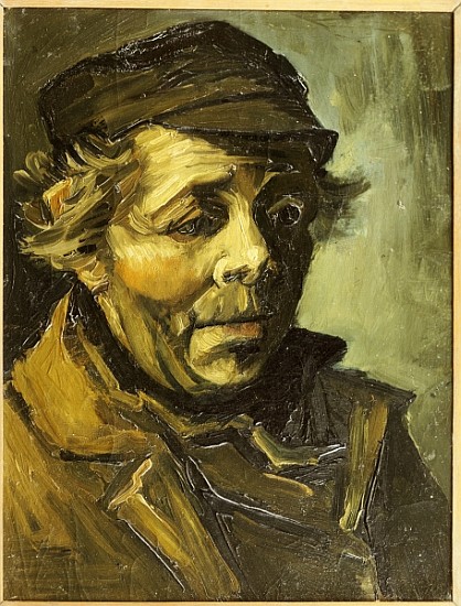 Head of a Peasant (Study for the Potato Eaters) 1885 van Vincent van Gogh
