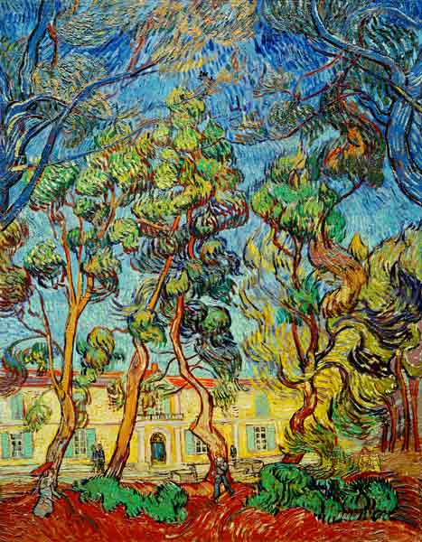 V.van Gogh, Hospital at Saint-Rémy van Vincent van Gogh