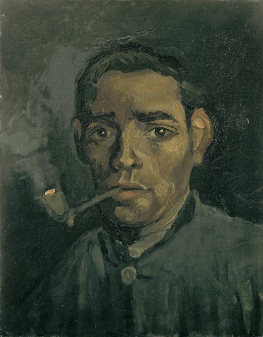 Head of a man van Vincent van Gogh