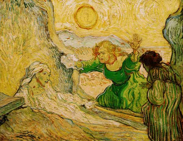Die Auferweckung des Lazarus van Vincent van Gogh