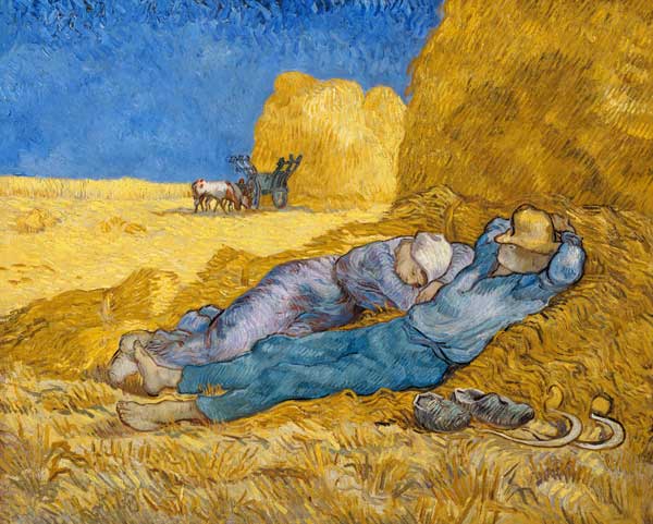 Middagdutje van Vincent van Gogh