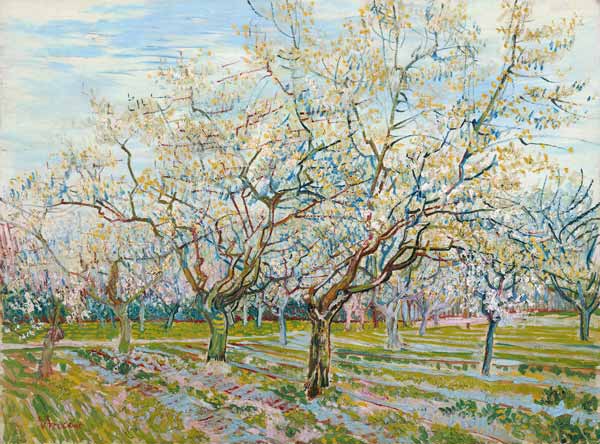 De witte boomgaard van Vincent van Gogh