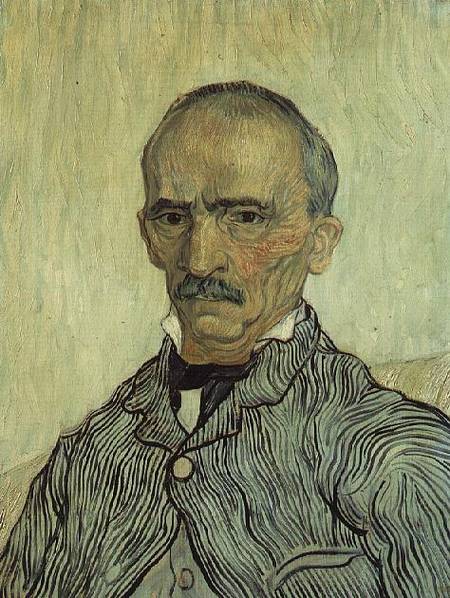 Portrait of Superintendant Trabuc in St. Paul's Hospital van Vincent van Gogh