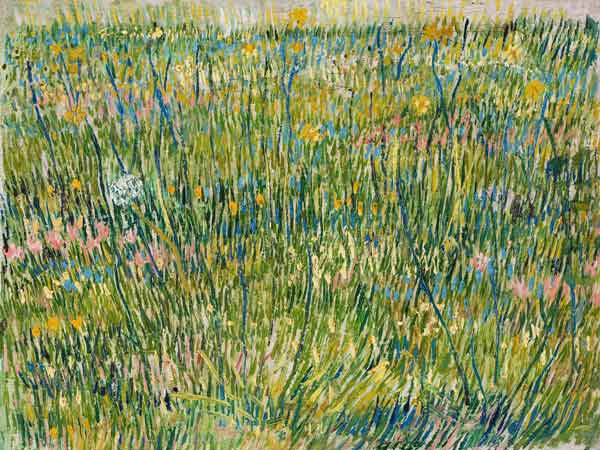 Patch of grass van Vincent van Gogh