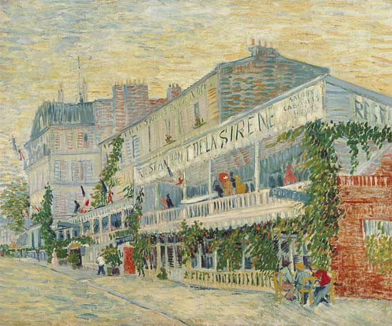 Das Restaurant Sirene van Vincent van Gogh