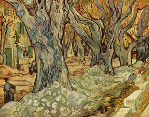 De wegwerkers Vincent van Gogh van Vincent van Gogh