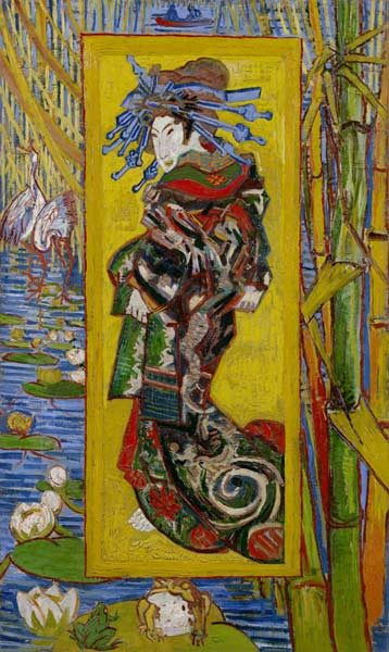 The Courtesan (after Eisen) van Vincent van Gogh