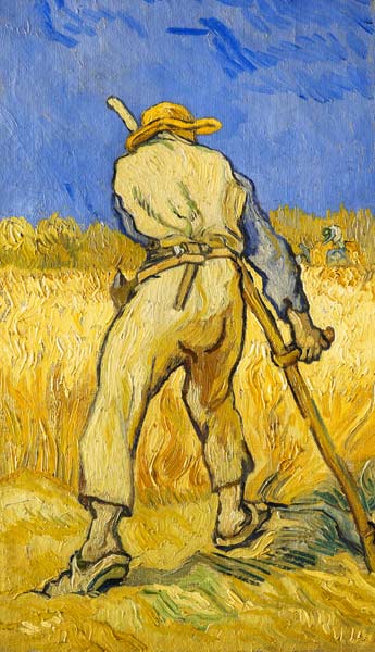 De maaier van Gogh van Vincent van Gogh