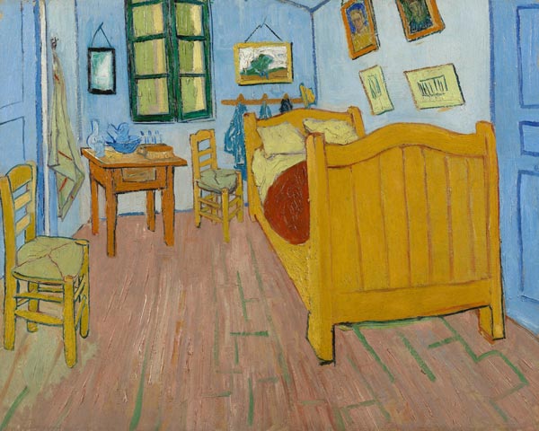 Van Gogh / The bedroom / October 1888 van Vincent van Gogh