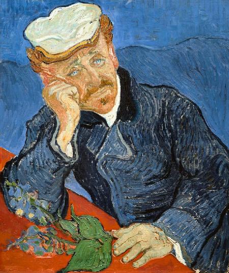 Portret van  Dr. Paul Gachet 1890 Vincent van Gogh