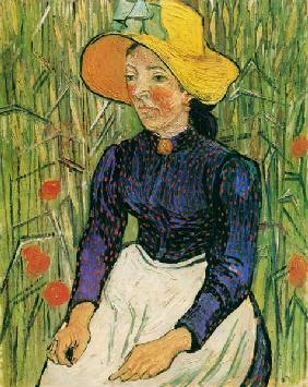  Afbeelding van een jonge boerin Vincent van Gogh