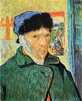 Zelfportret met verbonden oor Vincent van Gogh