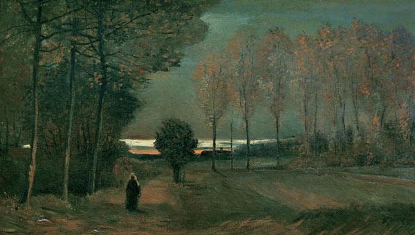 v.Gogh/Autumn landscape i.t.evening/1884
