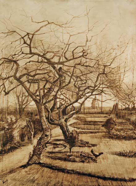 v.Gogh, Parsonage Garden in Nuenen/Draw.