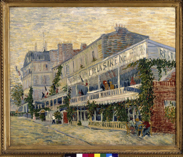 Van Gogh / Restaurant de la Sirene /1887 van Vincent van Gogh