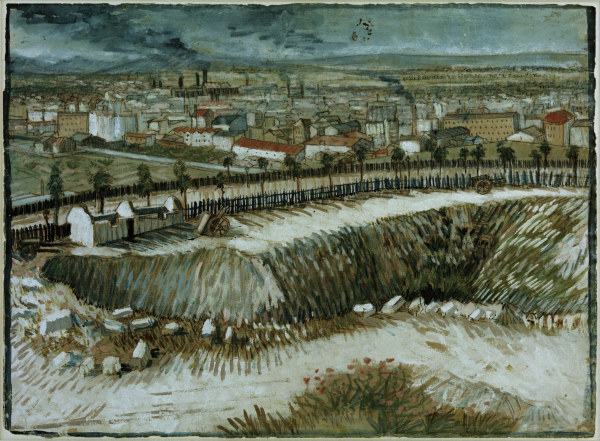 V.v.Gogh / Industruial Landscape / 1887 van Vincent van Gogh