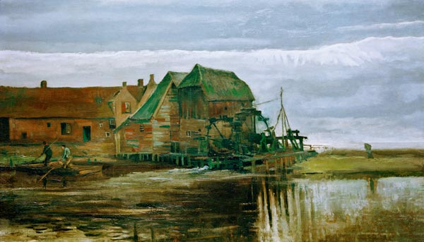 Vincent van Gogh / Watermill at Gennep van Vincent van Gogh