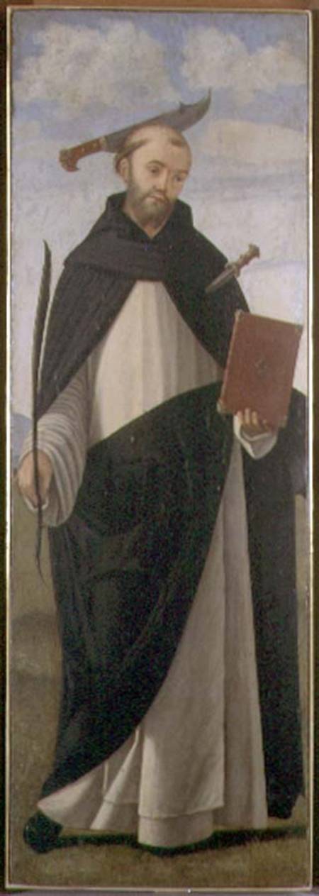 Saint Peter Martyr van Vittore Carpaccio