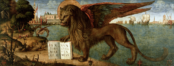 The Lion of St. Mark van Vittore Carpaccio