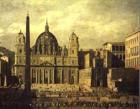 St. Peter's, Rome van Viviano Codazzi