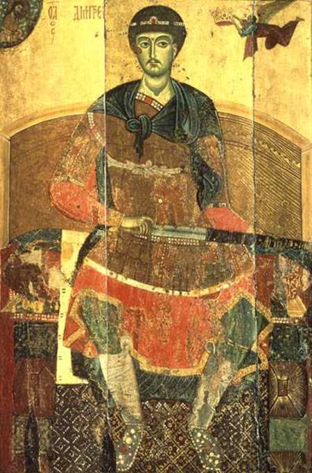 St. Demetrius of Salonica van Vladimir-Suzdal School