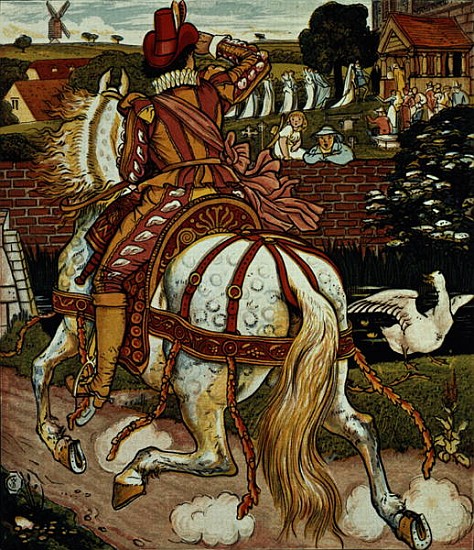 ''Margery''s brother returns from far off lands'': from Little Goody Two Shoes van Walter Crane