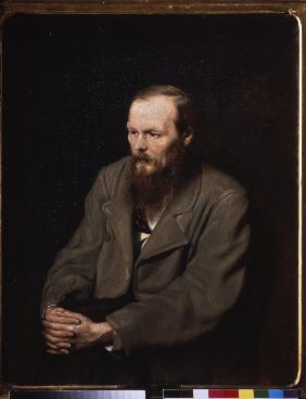 Portrait of the author Fyodor M. Dostoevsky (1821-1881)