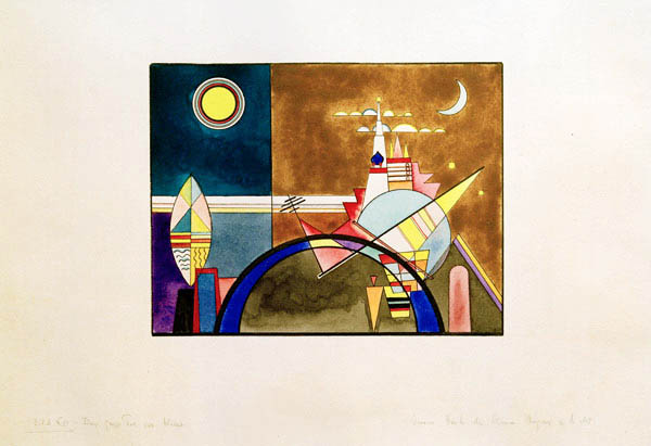 Pictures at an Exhibition, Picture XVI van Wassily Kandinsky